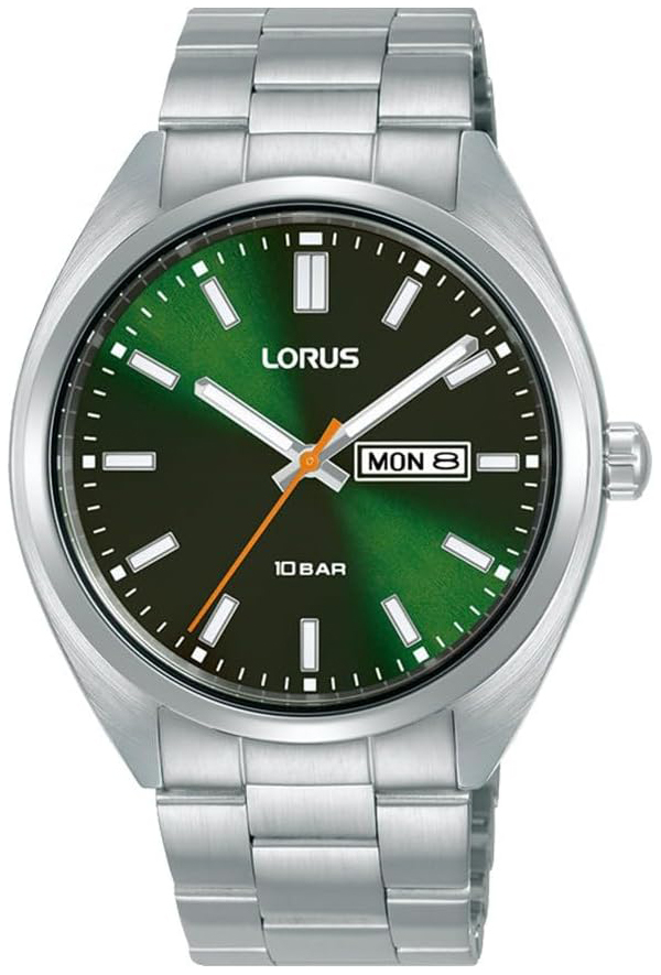 Lorus Herrklocka RH367AX9 Classic Grön/Stål Ø41 mm