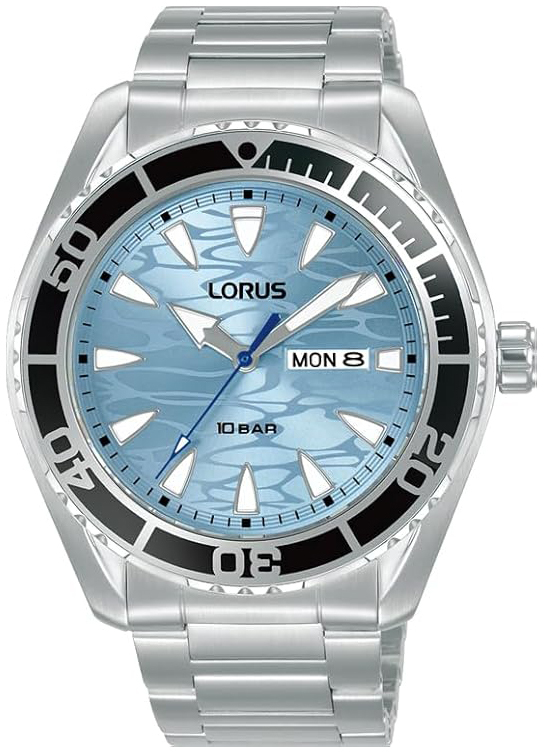 Lorus Herrklocka RH389AX9 Sports Blå/Stål Ø43 mm