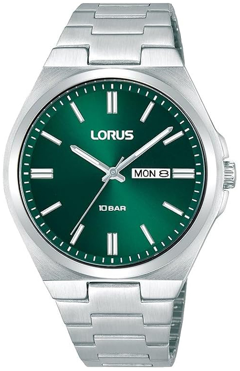 Lorus Herrklocka RH395AX9 Classic Gr&ouml;n/St&aring;l &Oslash;40 mm