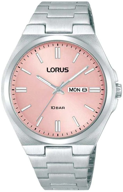 Lorus Herrklocka RH397AX9 Classic Rosa/St&aring;l &Oslash;40 mm
