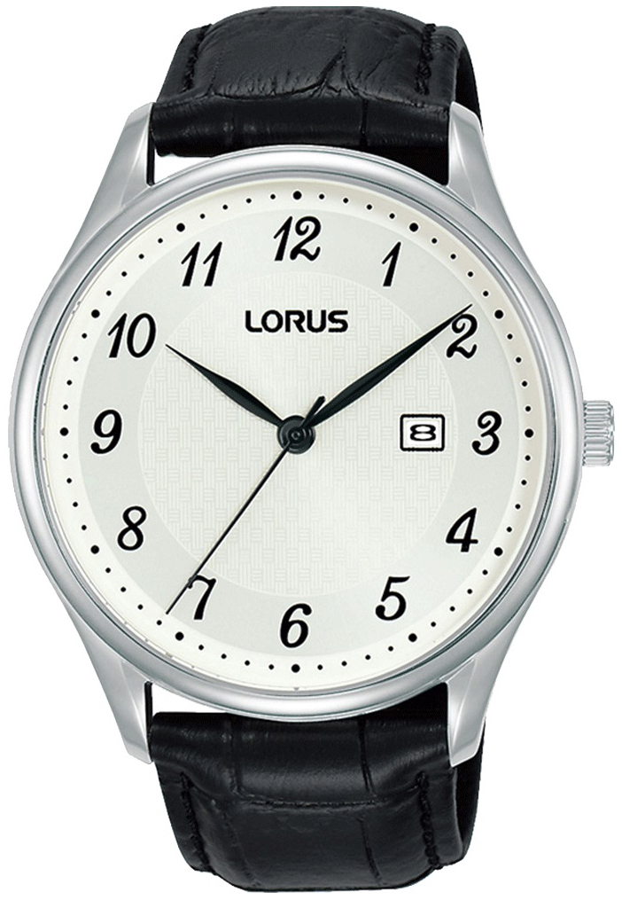 Lorus Herrklocka RH913PX9 Classic Silverfärgad/Läder Ø42 mm - Lorus