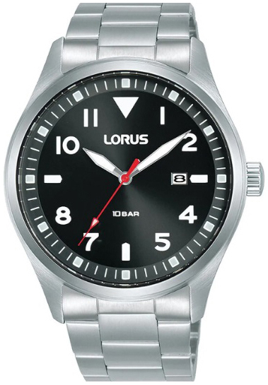 Lorus Herrklocka RH923QX9 Classic Svart/Stål Ø42 mm - Lorus