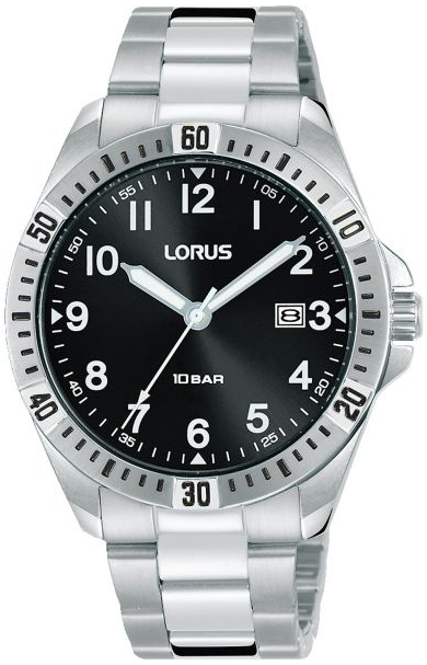 Lorus Herrklocka RH925NX9 Classic Svart/Stål Ø39 mm - Lorus
