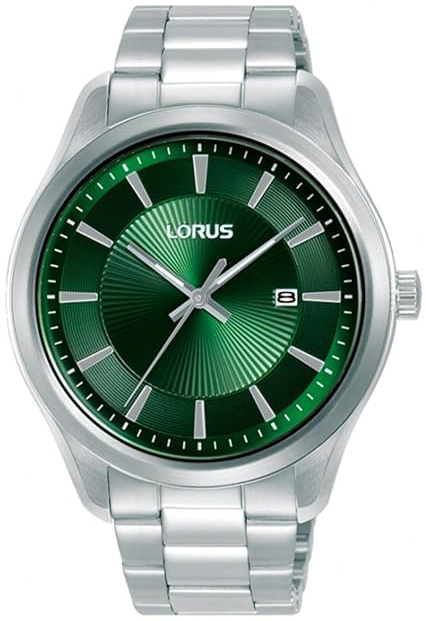 Lorus Herrklocka RH929RX9 Classic Grön/Stål Ø42 mm