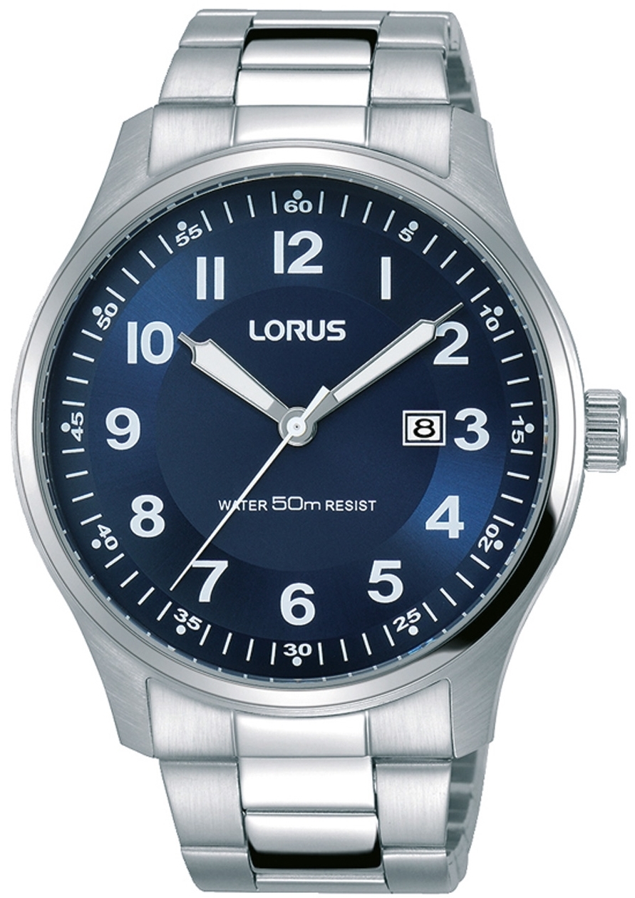 Lorus Herrklocka RH937HX9 Classic Bl&aring;/St&aring;l &Oslash;42 mm