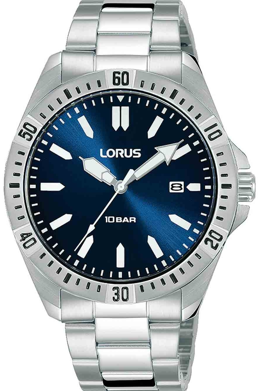 Lorus Herrklocka RH939MX9 Classic Blå/Stål Ø40 mm - Lorus