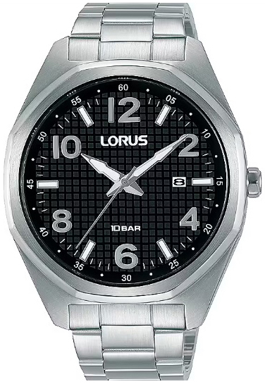 Lorus Herrklocka RH967NX9 Classic Svart/Stål Ø42 mm - Lorus