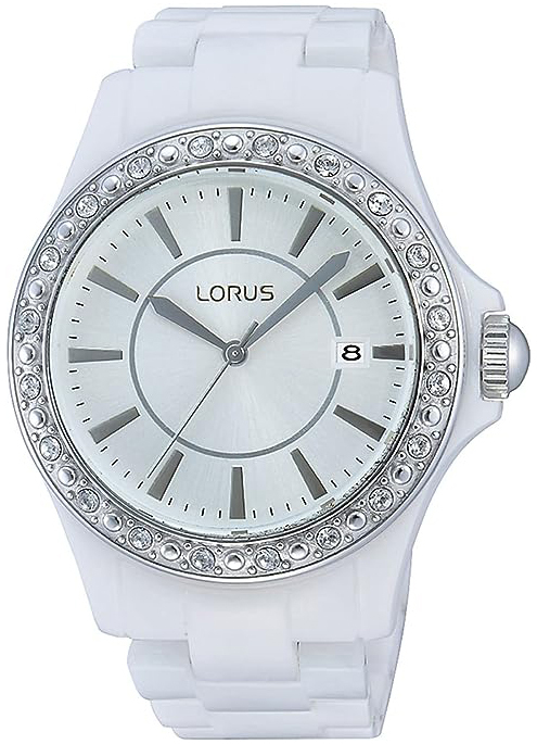 Lorus Damklocka RH969EX9 Carey Vit/Resinplast Ø38 mm - Lorus