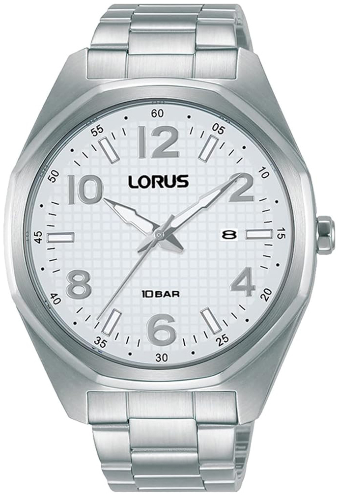 Lorus Herrklocka RH971NX9 Classic Vit/Stål Ø42 mm - Lorus