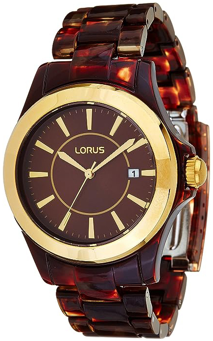 Lorus Damklocka RH972EX9 Carey Brun/Resinplast Ø38 mm - Lorus