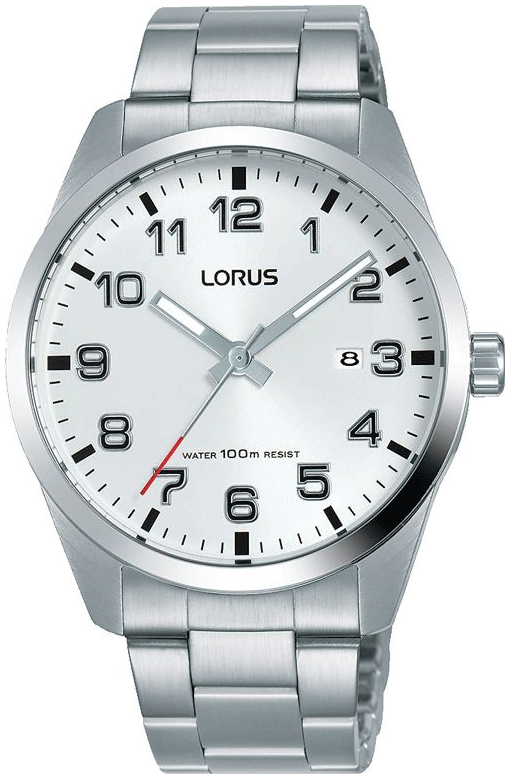 Lorus Herrklocka RH977JX5 Classic Silverfärgad/Stål Ø39.5 mm - Lorus
