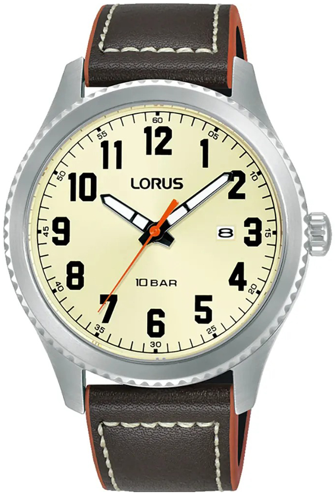 Lorus Herrklocka RH987RX9 Dress Beige/Läder Ø41 mm