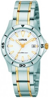 Lorus Damklocka RJ269AX9 Classic Vit/St&aring;l &Oslash;28 mm