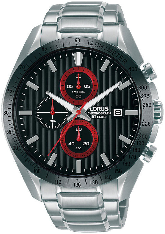 Lorus Herrklocka RM303HX9 Sports Svart/Stål Ø45 mm - Lorus