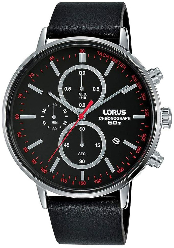 Lorus Herrklocka RM365FX9 Classic Svart/Läder Ø43 mm - Lorus