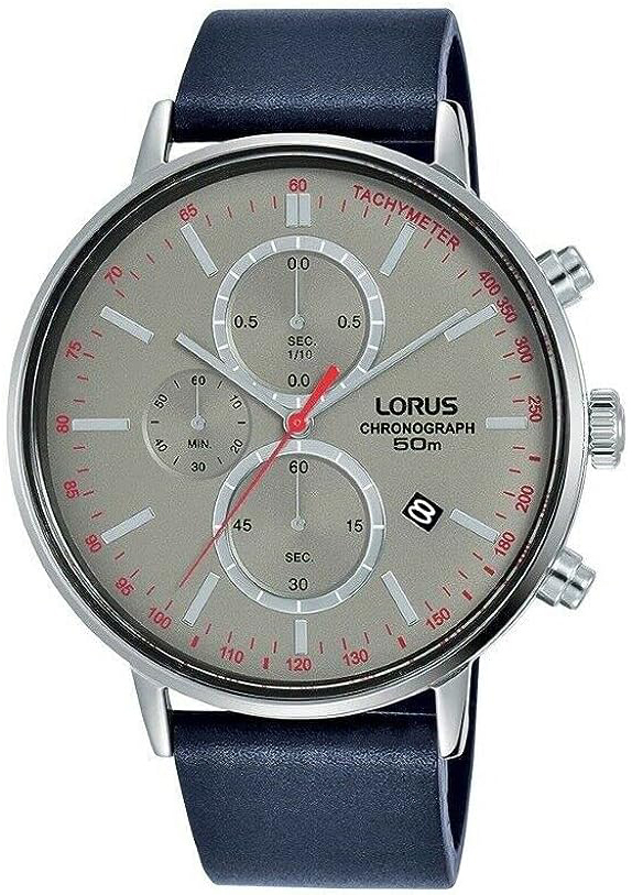 Lorus Herrklocka RM367FX9 Classic Grå/Läder Ø43 mm - Lorus