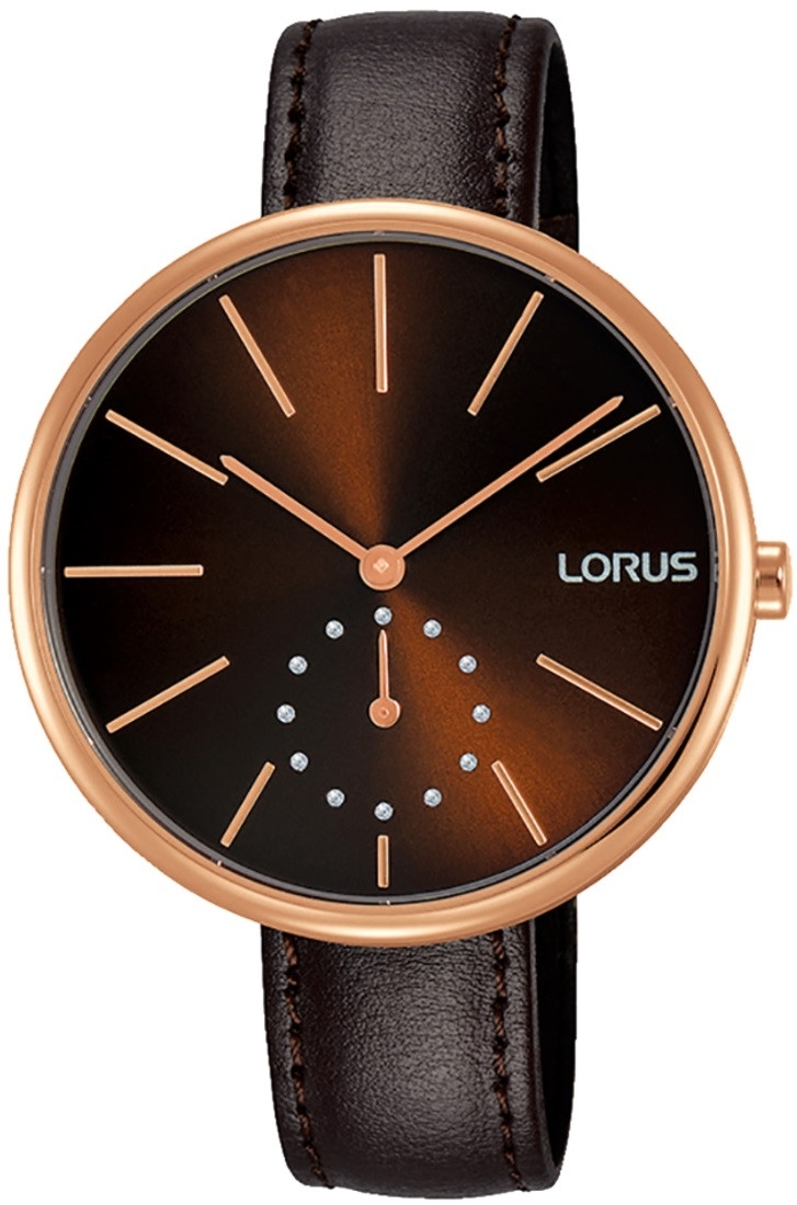 Lorus Damklocka RN424AX9 Brun/Läder Ø38 mm - Lorus