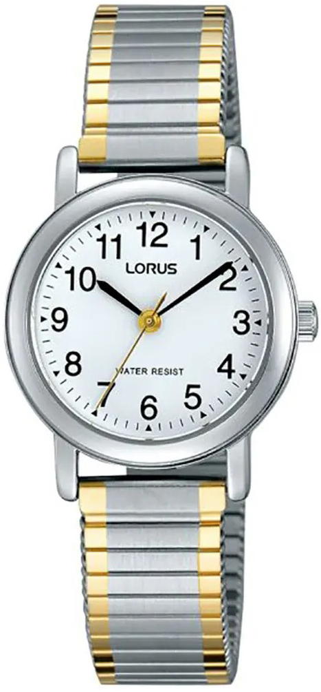 Lorus Damklocka RRX05HX9 Classic Vit/Gulguldtonat st&aring;l &Oslash;26 mm