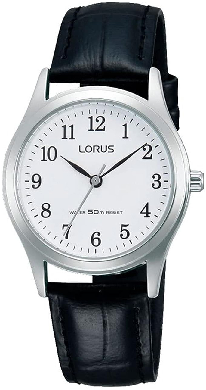 Lorus Damklocka RRX19HX9 Classic Vit/L&auml;der &Oslash;30 mm