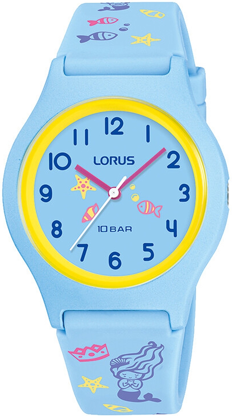 Lorus Damklocka RRX51HX9 Kids Blå/Gummi Ø34 mm - Lorus