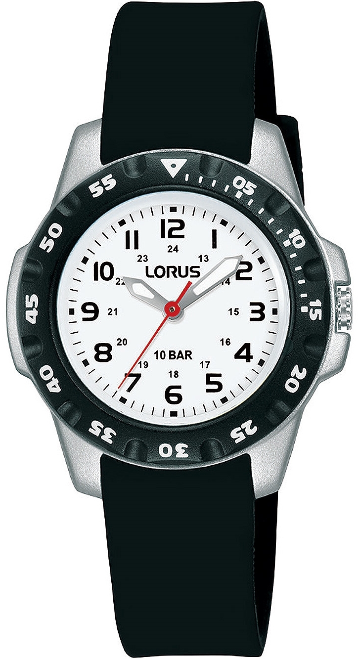 Lorus Damklocka RRX53HX9 Kids Vit/Gummi Ø30 mm - Lorus