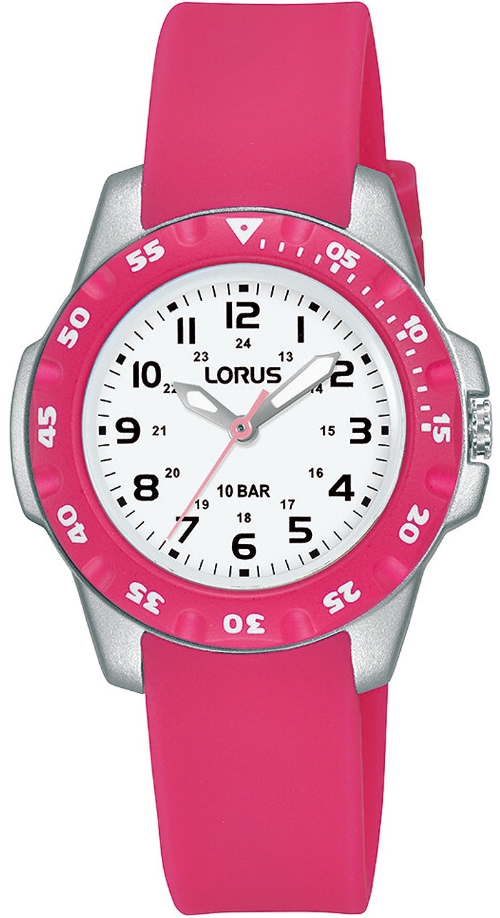 Lorus Damklocka RRX59HX9 Kids Vit/Gummi &Oslash;30 mm