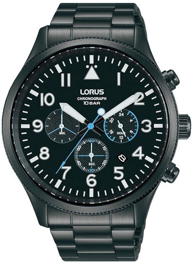 Lorus Herrklocka RT361JX9 Classic Svart/Stål Ø45 mm - Lorus