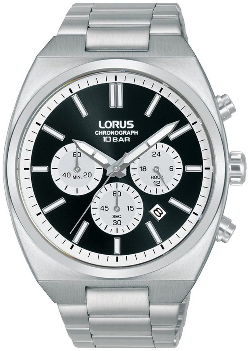 Lorus Herrklocka RT361KX9 Sports Svart/Stål Ø43 mm