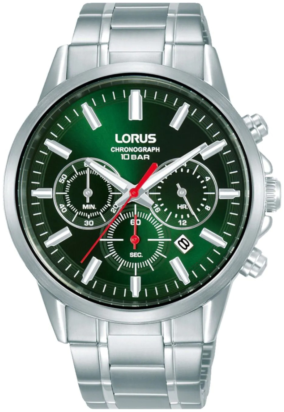 Lorus Herrklocka RT375KX9 Sport Grön/Stål Ø42 mm