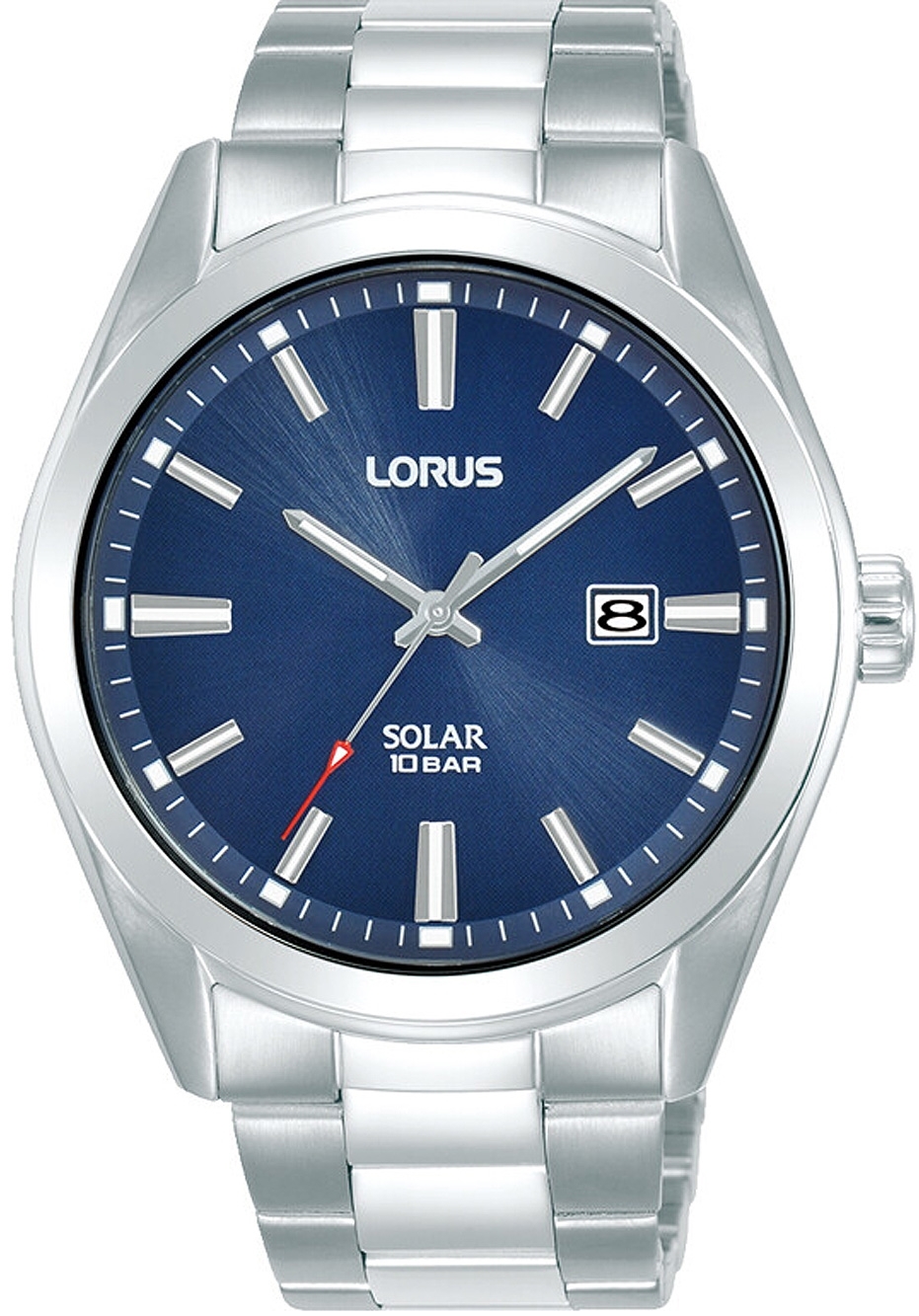 Lorus Herrklocka RX329AX9 Solar Blå/Stål Ø42 mm - Lorus