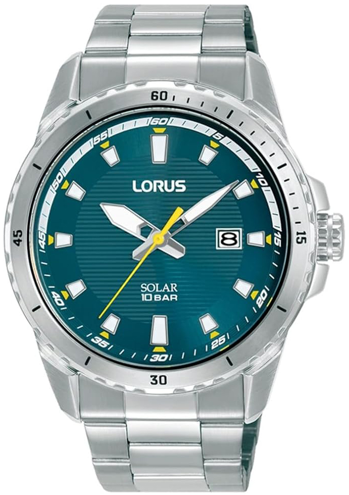 Lorus Herrklocka RX369AX9 Solar Blå/Stål Ø42 mm