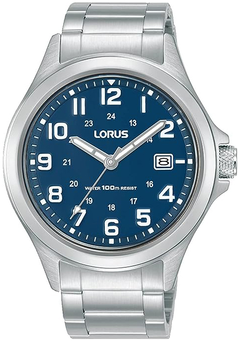 Lorus Herrklocka RXH45KX9 Blå/Stål Ø40 mm - Lorus