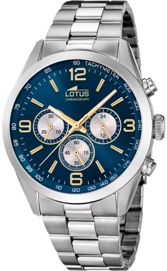 Lotus Herrklocka 18152/G Classic Blå/Stål Ø43 mm