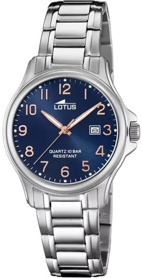 Lotus Damklocka 18655/2 Classic Blå/Stål Ø32.5 mm - Lotus