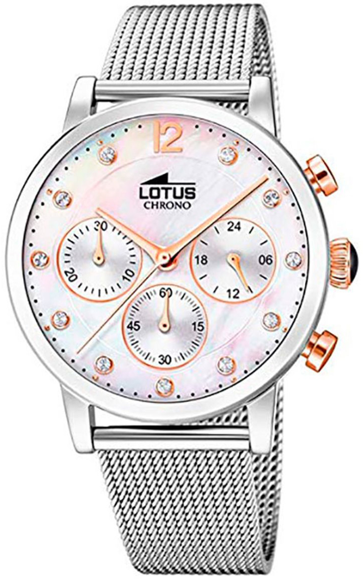 Lotus Damklocka 18676/1 Trendy Vit/Stål Ø37 mm - Lotus