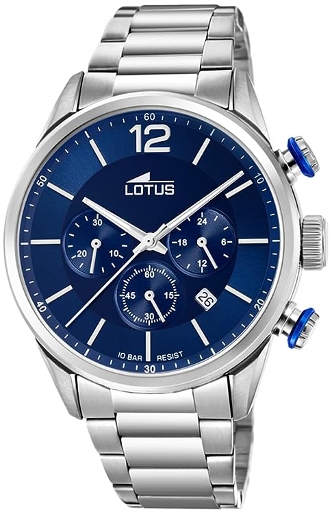 Lotus Herrklocka 18688/1 Chrono Blå/Stål Ø44 mm - Lotus
