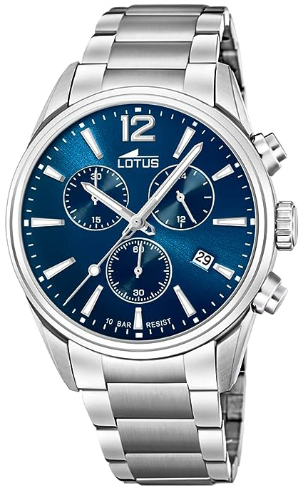 Lotus Herrklocka 18690/1 Chrono Blå/Stål Ø42 mm - Lotus