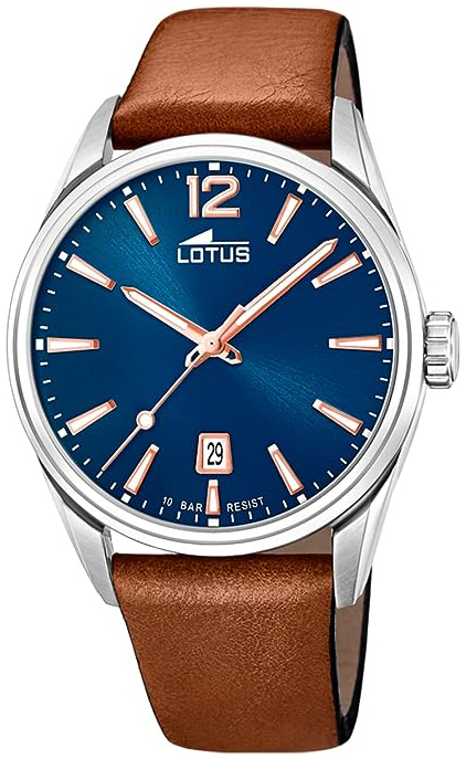 Lotus Herrklocka 18693/2 Classic Blå/Läder Ø42 mm - Lotus