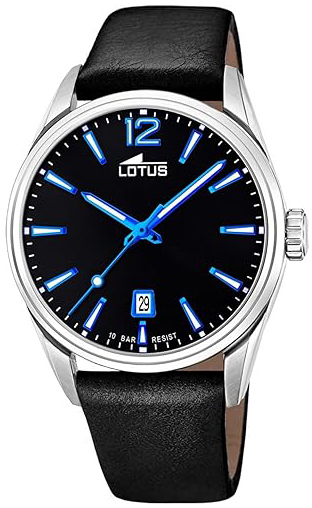 Lotus Herrklocka 18693/6 Minimalist Svart/Läder Ø42 mm - Lotus