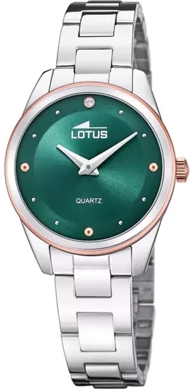 Lotus Damklocka 18795/5 Classic Grön/Stål Ø31 mm - Lotus