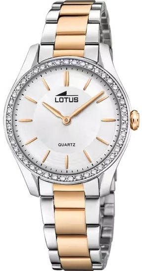 Lotus Damklocka 18798/1 Classic Silverfärgad/Roséguldstonat stål - Lotus