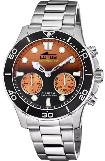 Lotus Herrklocka 18800/8 Conntected Orange/Stål Ø44.5 mm
