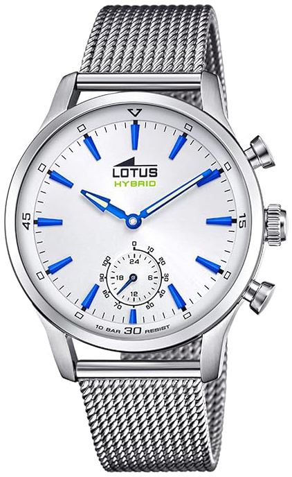 Lotus Herrklocka 18803/1 Connected Vit/Stål Ø43 mm