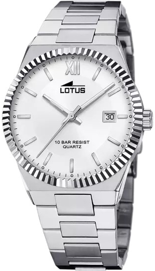Lotus Herrklocka 18835/1 Classic Silverfärgad/Stål Ø40 mm - Lotus