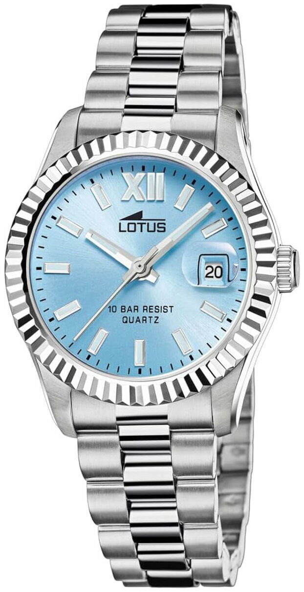 Lotus Damklocka 18930/3 Freedom Blå/Stål Ø32.5 mm - Lotus