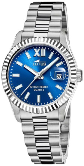 Lotus Damklocka 18930/5 Freedom Blå/Stål Ø32.5 mm - Lotus