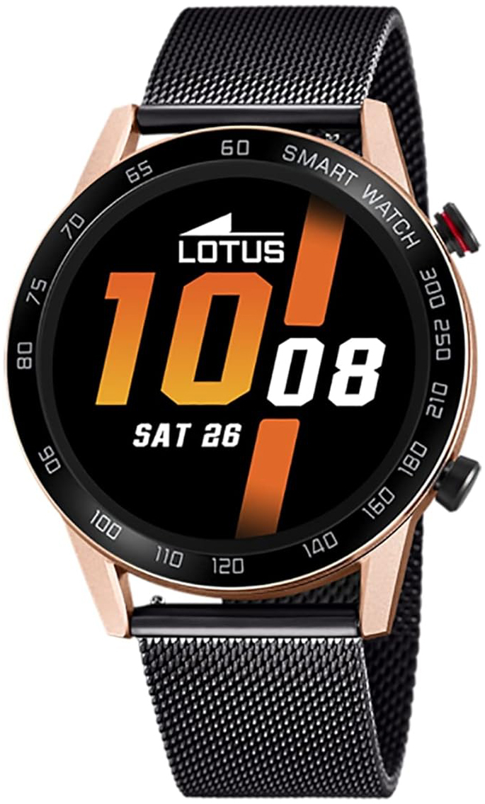 Lotus Herrklocka 50025/1 Smartime LCD/Stål Ø45 mm - Lotus