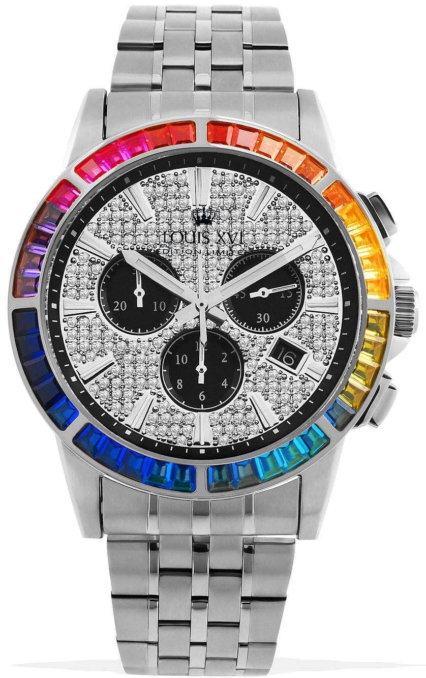 Louis XVI Herrklocka LXVI1121 Majeste Silverfärgad/Stål Ø43 mm - Louis XVI