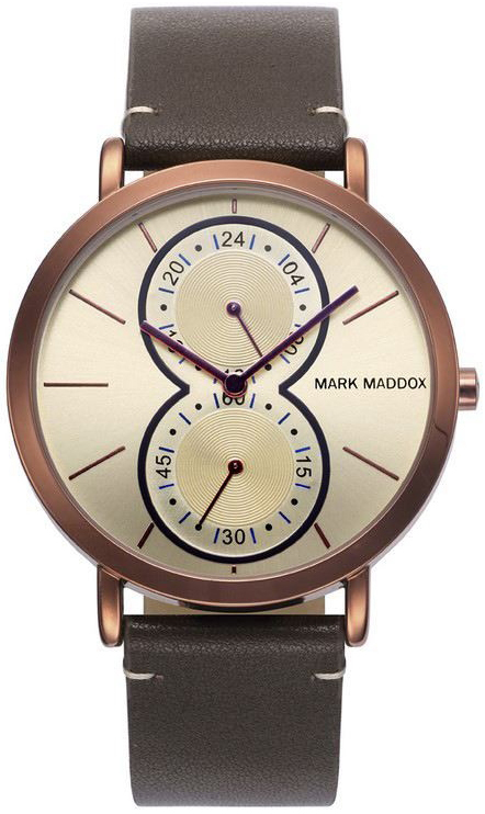 Mark Maddox Herrklocka HC0012-17 Classic Läder Ø42 mm - Mark Maddox