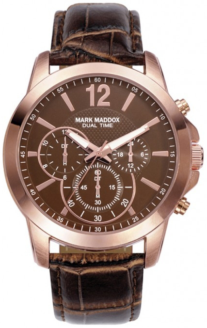 Mark Maddox Herrklocka HC6010-45 Classic Läder Ø44 mm - Mark Maddox